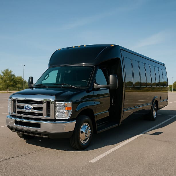 Charter Bus Rental Missouri City 18 Passenger Minibus